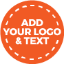 Add your logo and text