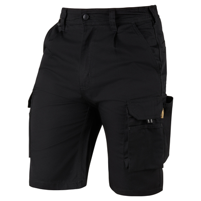 Hawk Deluxe EarthPro Shorts (GRS - 65% Recycled Polyester) In Black