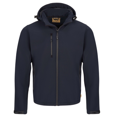 Gannet EarthPro Softshell Jacket (GRS - 92% Recycled Polyester) In Navy