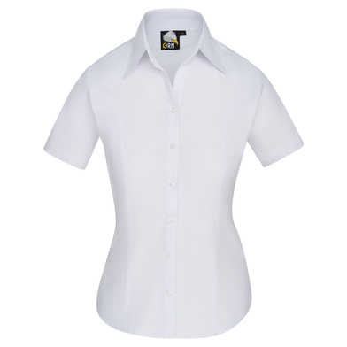 Orn Clothing  - The Classic Ladies Oxford S/S Blouse