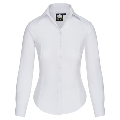 PLM-E61-1767 OXFORD BLUE STRIPE BLOUSE main image 0