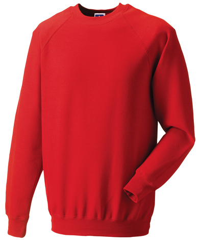 Classic Sweatshirt In Bright Red