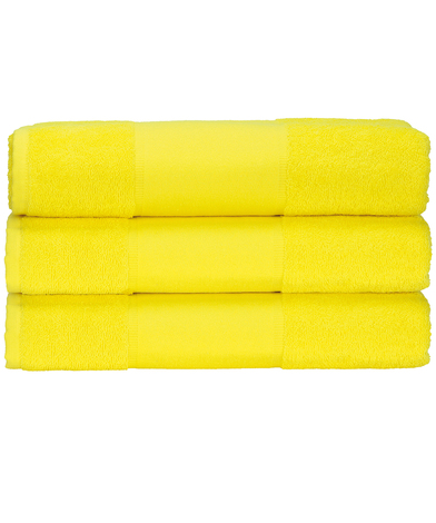 ARTG PRINT-Me Hand Towel In Bright Yellow