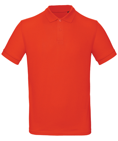 B&C Inspire Polo /men In Fire Red