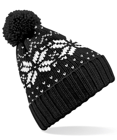 Fair Isle Snowstar Beanie