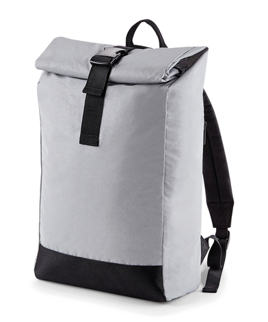 BagBase - Reflective Roll-top Backpack