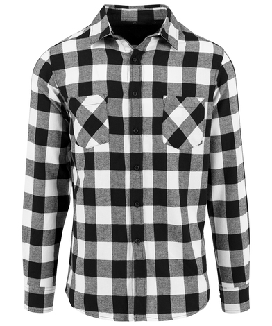 Build your Brand - Checked Flannel Shirt