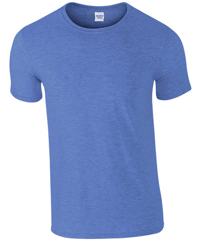 Softstyle Adult Ringspun T-shirt In Heather Royal