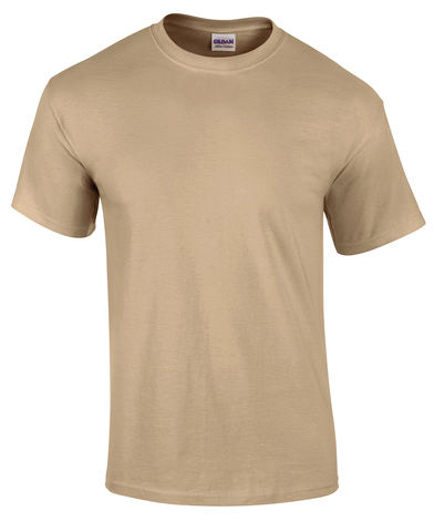 Ultra Cotton Adult T-shirt In Tan