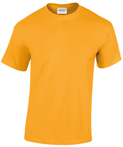 Heavy Cotton Adult T-shirt In Gold