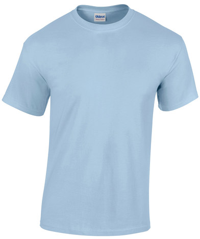Heavy Cotton Adult T-shirt In Light Blue
