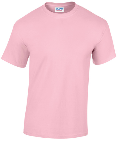 Heavy Cotton Adult T-shirt In Light Pink
