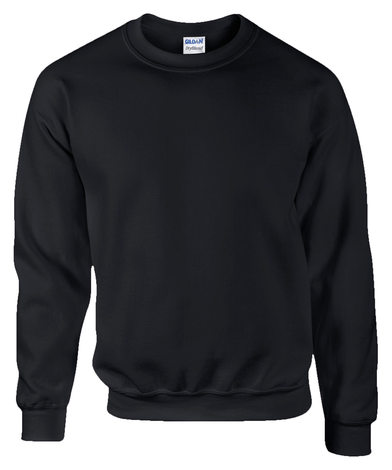 DryBlend Adult Crew Neck Sweatshirt In Black