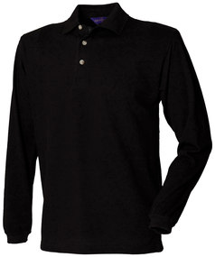 Long Sleeve Cotton Polo Shirt
