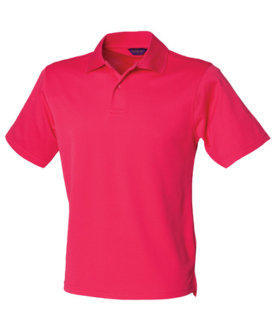 Coolplus Polo Shirt In Bright Pink