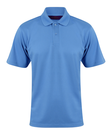 Coolplus Polo Shirt In Mid Blue