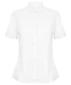 Women's Modern Short Sleeve Oxford Shirt