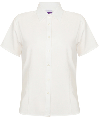 Henbury - Women's Wicking Antibacterial Short Sleeve Shirt