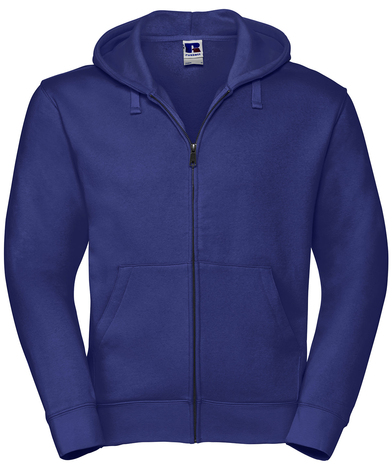 Authentic Zipped Hooded Sweat In Bright Royal