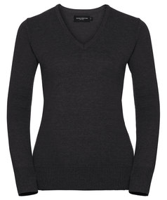 Women's V-neck Knitted Sweater