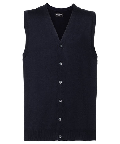 Russell Collection - V-neck Sleeveless Knitted Cardigan