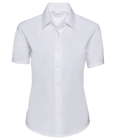 Russell Collection - Women's Short Sleeve Oxford Shirt