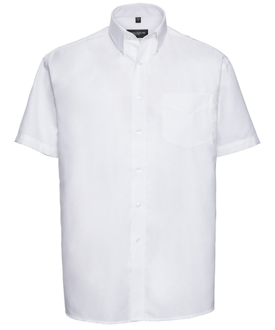 Russell Collection - Short Sleeve Easycare Oxford Shirt