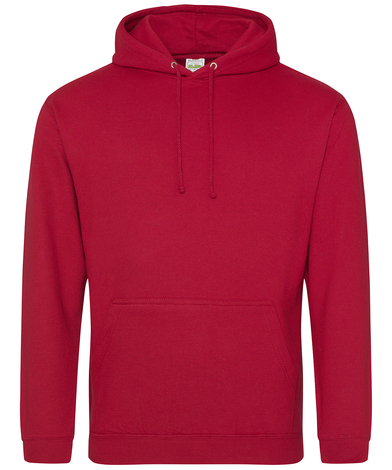 College Hoodie In Fire Red