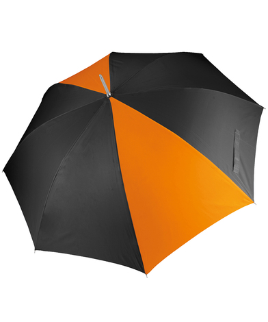 Golf Umbrella In Black/Orange