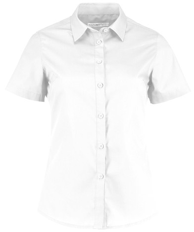 Kustom Kit - Women's Poplin Shirt Short Sleeve