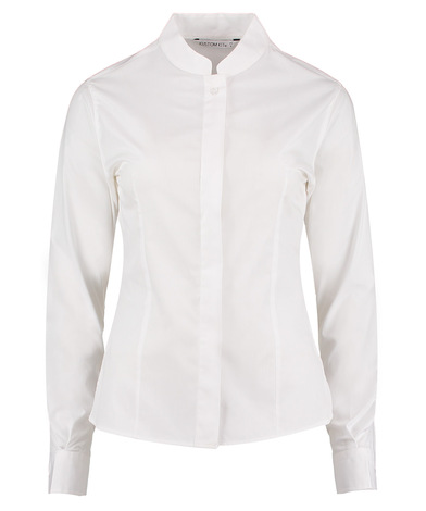 Kustom Kit - Women's Mandarin Collar Shirt Long-sleeved (tailored Fit)