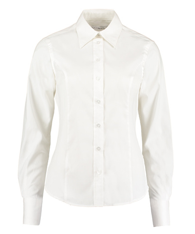 Kustom Kit - Women's Corporate Oxford Blouse Long-sleeved (tailored Fit)