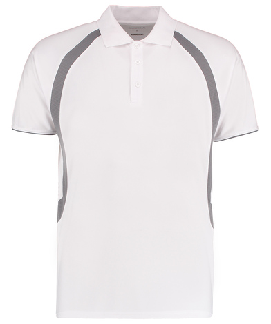 Gamegear Cooltex Riviera Polo Shirt (classic Fit) In White/Grey