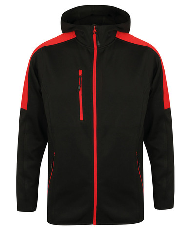 Active Softshell Jacket In Black/Red