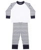 Navy Stripe/White