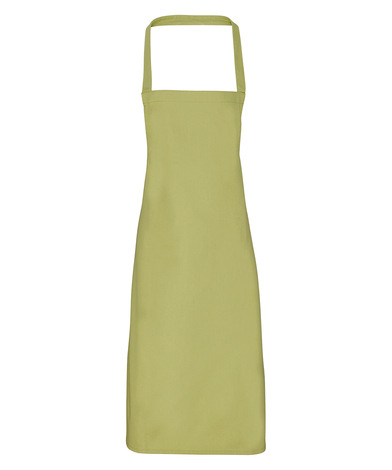 100% Cotton Apron - Organic Certified In Lime