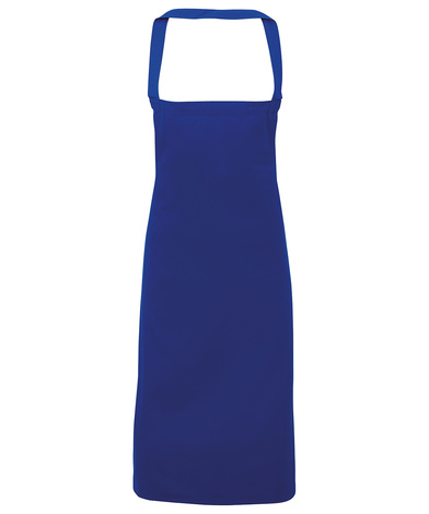 100% Cotton Apron - Organic Certified In Royal