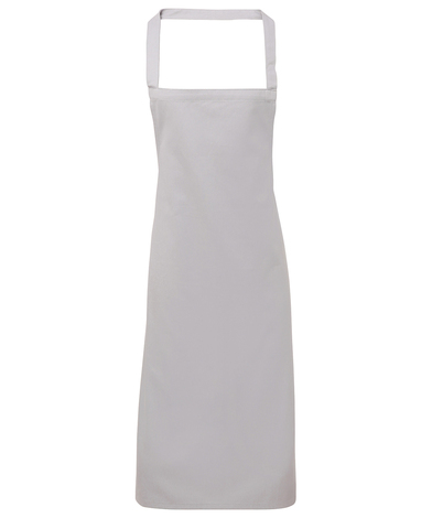 100% Cotton Apron - Organic Certified In Silver Grey
