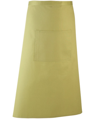 Colours Bar Apron In Lime