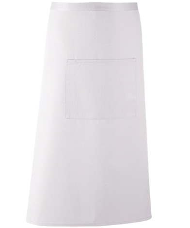 Colours Bar Apron In White