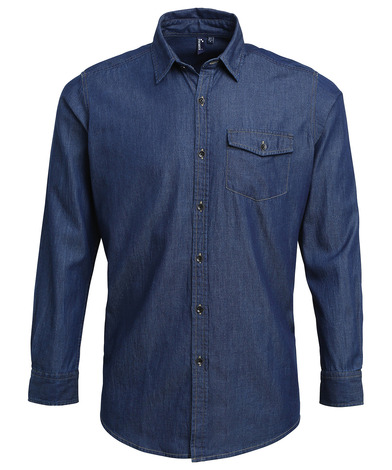 Premier - Jeans Stitch Denim Shirt