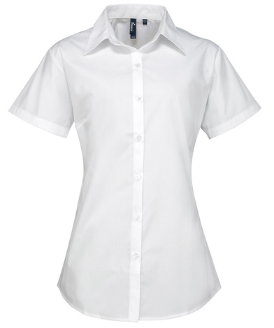 Premier - Women's Supreme Poplin Short Sleeve Shirt