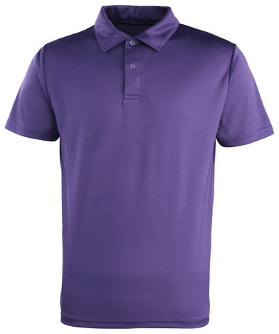 Coolchecker Studded Polo In Purple
