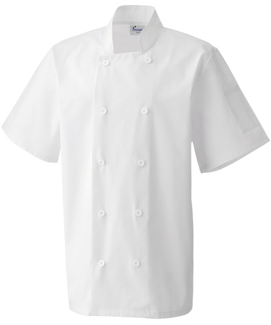Premier - Short Sleeve Chefs Jacket