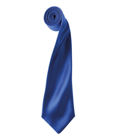 'Colours' Satin Tie In Royal