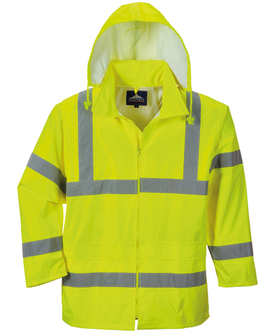 Hi-vis Rain Jacket (H440) In Yellow