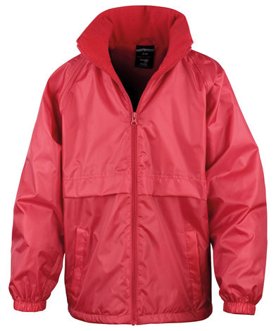 Core Junior Microfleece Lined Jacket In Red