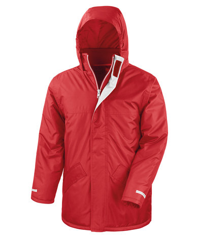 Core Winter Parka In Red