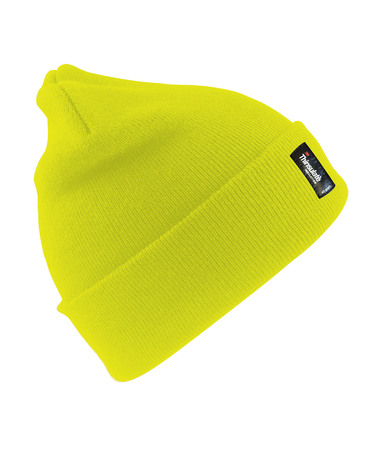 Heavyweight Thinsulate Hat In Fluorescent Yellow
