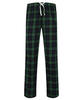 Navy/Green Check